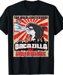 Funny Japanese Vintage Killer Whale Orca gift T-Shirt